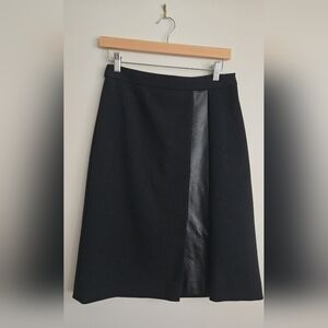 Classiques Entier Gray Midi A-line Skirt for Work